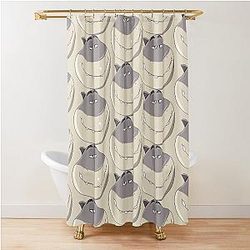 Mr. Shark The Bad Guys Shower Curtain