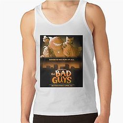 The Bad Guys Movie 2022 Mr Piranha Poster Tank Top