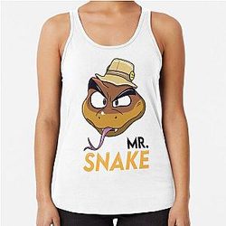 Mr. Snake - The Bad Guy Racerback Tank Top