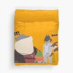 The Bad Guys Stick It sticker DreamWorks Duvet Cover