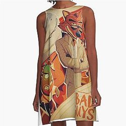 The Bad Guys Poster A-Line Dress 2022