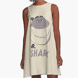 Mr. Shark The Bad Guy A-Line Dress