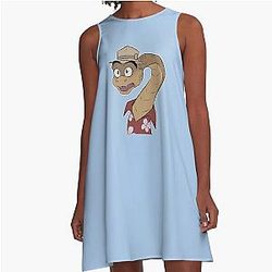 Mr. Snake A-Line Dress