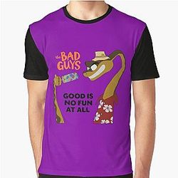The Bad Guys Mr. Snake Graphic T-Shirt