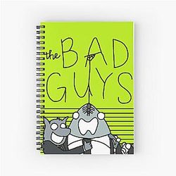 The Bad Guys Spiral Notebook