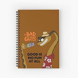 The Bad Guys Mr. Snake Spiral Notebook