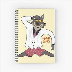 The Bad Guys, This just got weird, DreamWorks movie sticker v2 Spiral Notebook