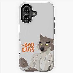 The Bad Guys Mr. Wolf sticker DreamWorks iPhone Tough Case
