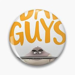 The Bad Guys 2022 Movie Mr Piranha Poster Pin