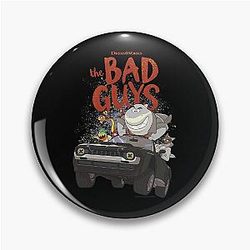 The Bad Guys Group Getaway Vehicle Pin