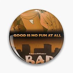 The Bad Guys 2022 Mr Piranha Poster Pin