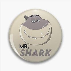 Mr. Shark vs The Bad Guys Pin