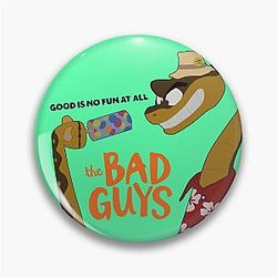 The Bad Guys Mr. Snake Sticky Pin