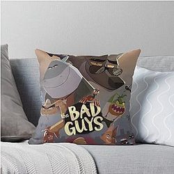 The Bad Guys Movie Throw Pillow