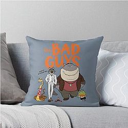 The Bad Guys 2022 Film Throw Pillow