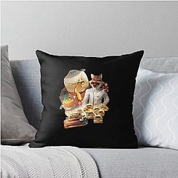 The Bad Guy Throw Pillow