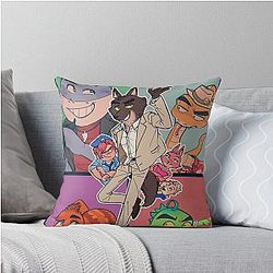 The Bad Guys Movie Throw Pillow