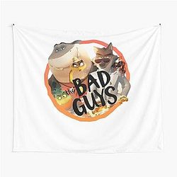 The Bad Guys Great Gift Kids TV Characters Tapestry