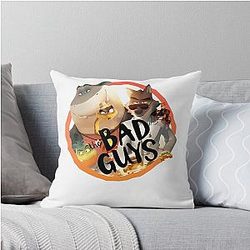 The Bad Guys Great Tv Kids Funny Characters Throw Pillow
