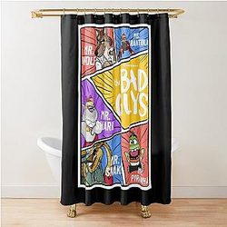 The Bad Guys Shower Curtain
