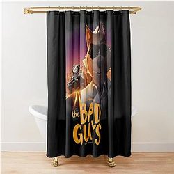 The Bad Guys Mr Piranha Shower Curtain