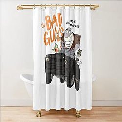 The Bad Guys Design Shower Curtain