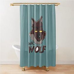 Mr. Wolf the Bad Guys Shower Curtain