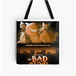 The Bad Guys Mr Piranha Poster All Over Print Tote Bag