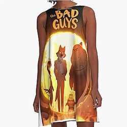 The Bad Guys Mr Piranha Poster A-Line Dress