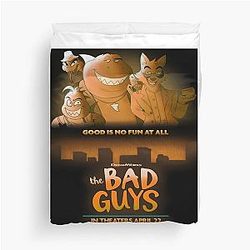 The Bad Guys Movie 2022 Mr Piranha Duvet Cover