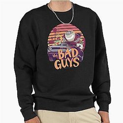 The Bad Guys Group Getaway Car Sunset Sweatshirt