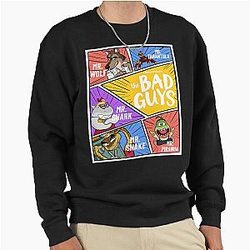 The Bad Guys STRETCHED Pullover Sweatshirt