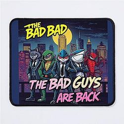 The Bad Guys Are Back Cool Heist Crew Art Mouse Pad