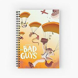 The Bad Guys Parachute Notebook