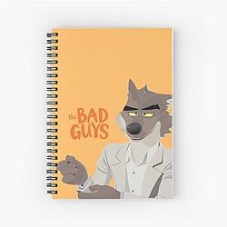 The Bad Guys Mr. Wolf sticker DreamWorks Notebook