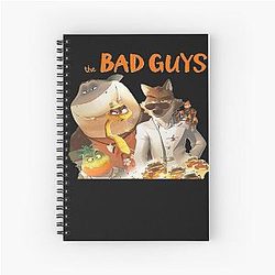 The Bad Guys 2022 Spiral Notebook