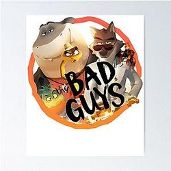The Bad Guys Great Gift TV Kids Funny Characters Poster