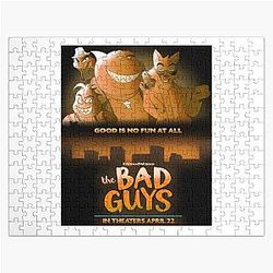 The Bad Guys 2022 Mr Piranha Poster Jigsaw Puzzle