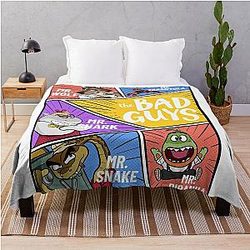 The Bad Guys Throw Blanket