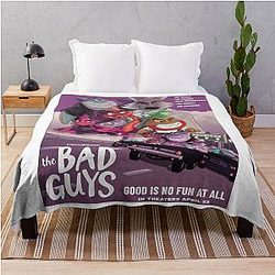 The Bad Guys Film, Mr Piranha Poster Blanket
