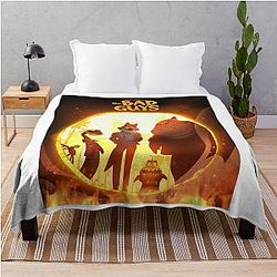 The Bad Guys Movie 2022 Mr Piranha Poster Throw Blanket