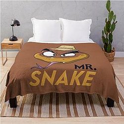 Mr. Snake - The Bad Guys Throw Blanket