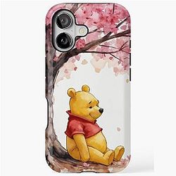 The Bear under Cherry Blossom Tree iPhone Tough Case