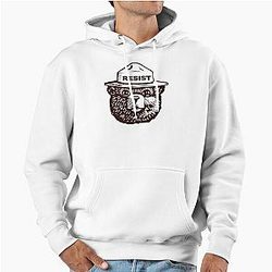 Smokey the Bear Resists National Parks Pullover Hoodie