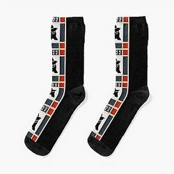 Wojtek the bear - Polish Soldier Bear Company Banner Socks