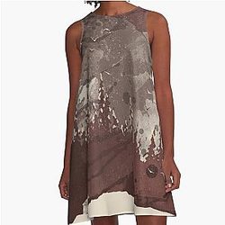Winter Finds the Bear A Line Dress