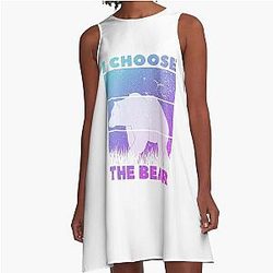 I Choose the Bear A-Line Dress