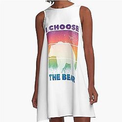 I choose the bear Line Dress