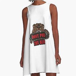 Don't Poke The Bear A-line Dress