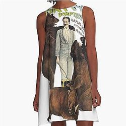 Batty the Bear Trainer A-Line Dress